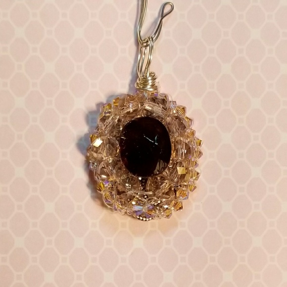 #0209 Rhodolite Garnet Pendant - Picture 2 of 4